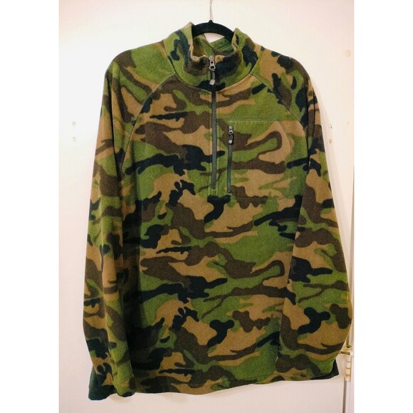 EUC! Starter Men's Pullover Camo Fleece Jacket. Size 2XL - Picture 1 of 8
